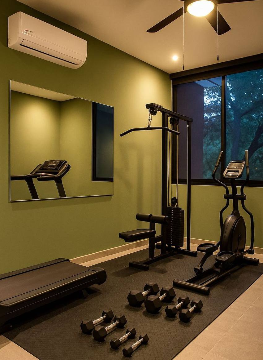 Gimnasio equipado del centro